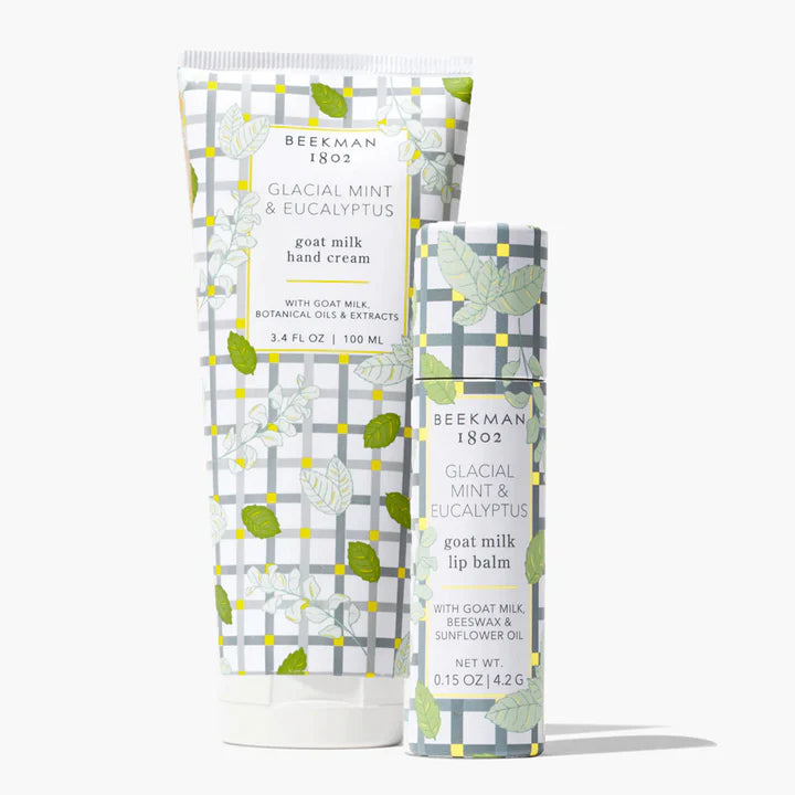 Beekman 1802 Glacial Mint & Eucalypus Hand and Lip Gift Set