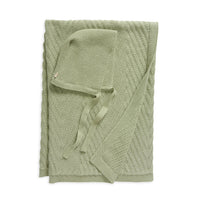 Pink Lemonade Panache Infant Blanket & Bonnet Set