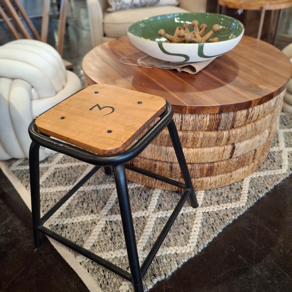 Numbered Stool