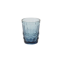 Vintage Inspired Momento Glass Drinkware - Blue