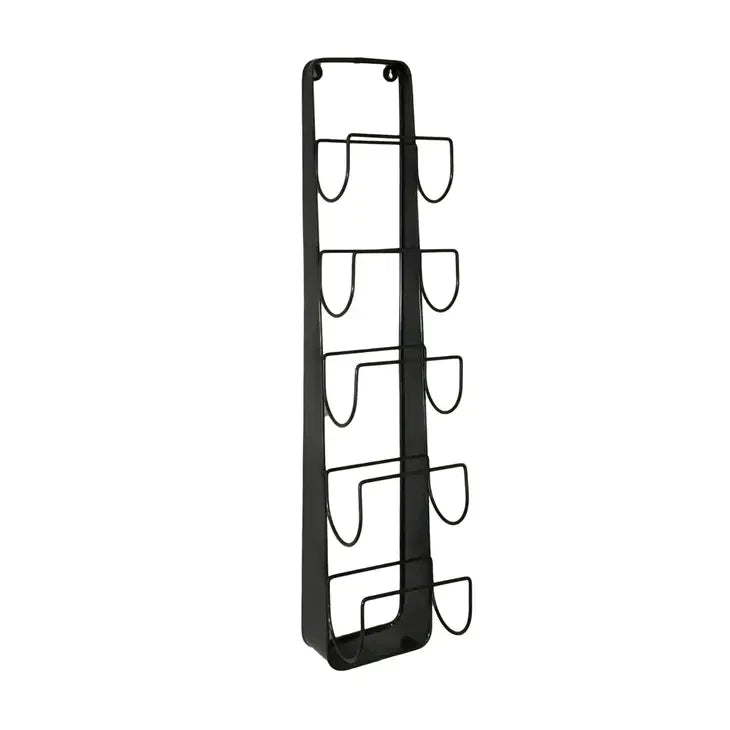 5 Slot Metal Wall Bath Towel Holder/Bottle Rack