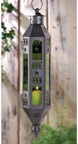 Emerald Serenity Hanging Lamp