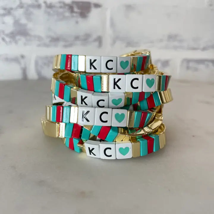 Kansas City Current Tile Bracelet