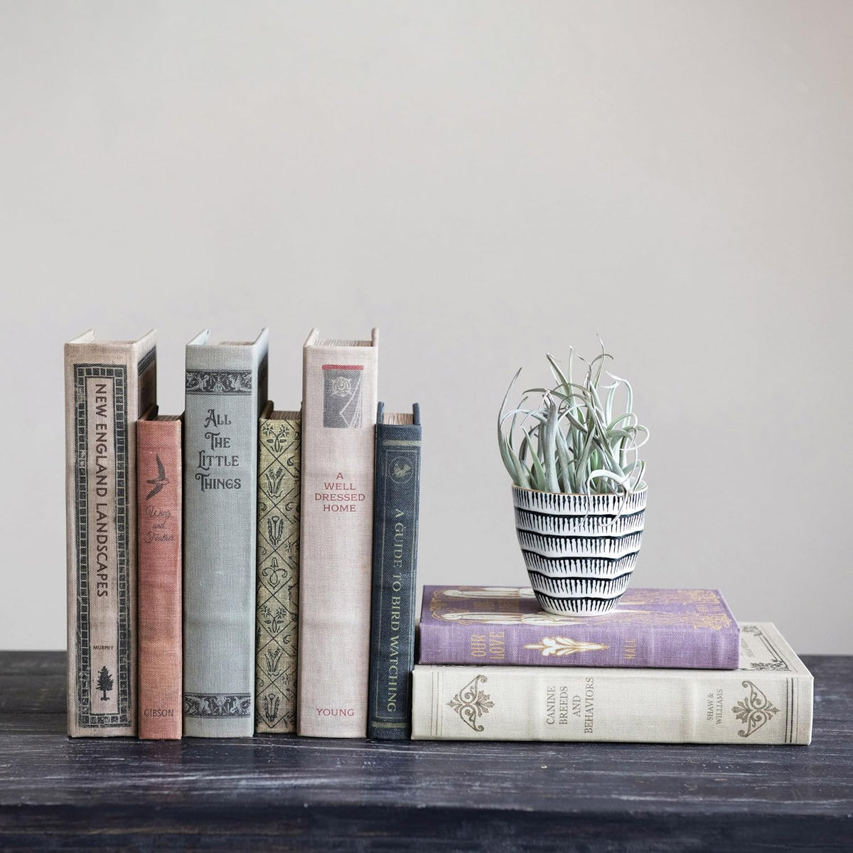 Canvas Book Storage Box