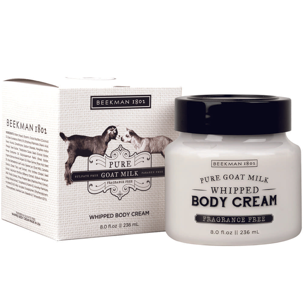 Beekman 1802 Pure Goat Milk Whipped Body Cream- Fragrance Free