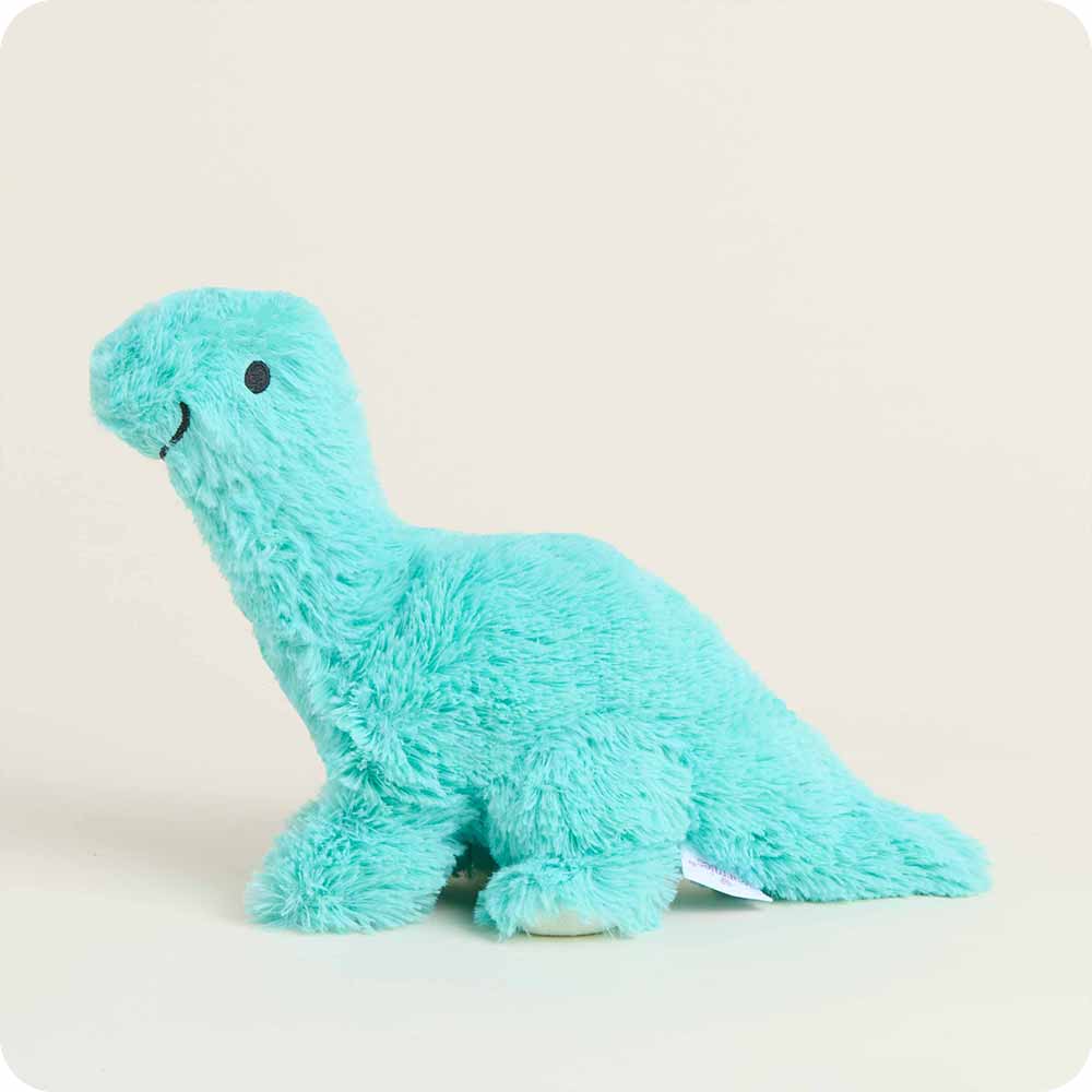 Teal Long Neck Dinosaur Warmies® Junior