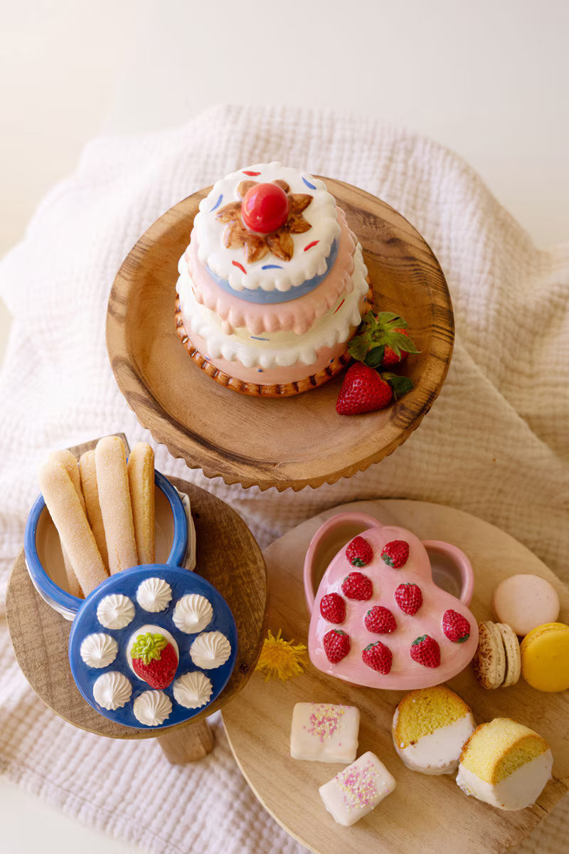 Ceramic Dessert Boxes, 3 Styles