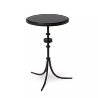 Granite Topped Accent Side Table