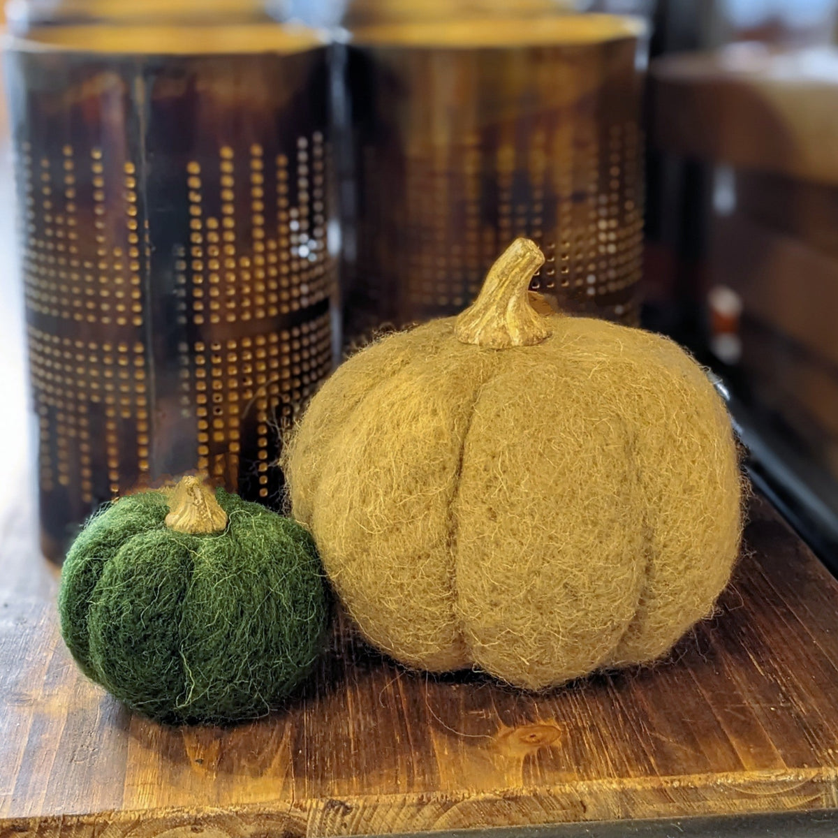 Small Wool Pumpkin