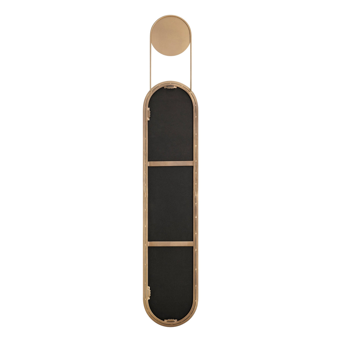 Antique Brass Oval Wall Mirror | Danya B.