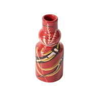 Hand Painted Folk Inspired Parable Budvase