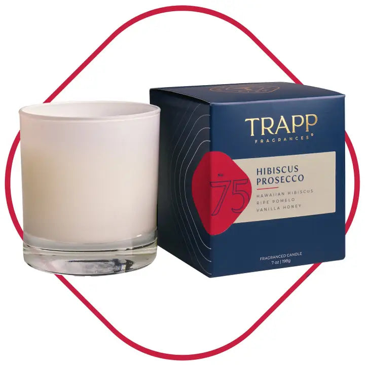 No. 75 Hibiscus Prosecco 7oz Candle | Trapp Fragrances
