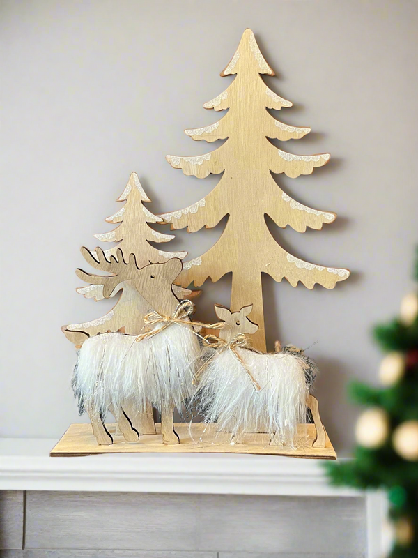 Laser Cut Trees and Deer