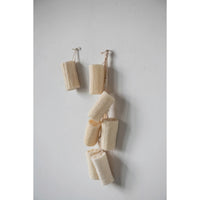 Loofah Brush with Cotton Rope Hange