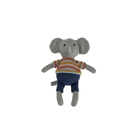 Mini Safari Animals in Clothes Plush - 6 1/2"