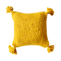 Patina Vie Hand-Woven Knitted Pillow Cover - French Marigold