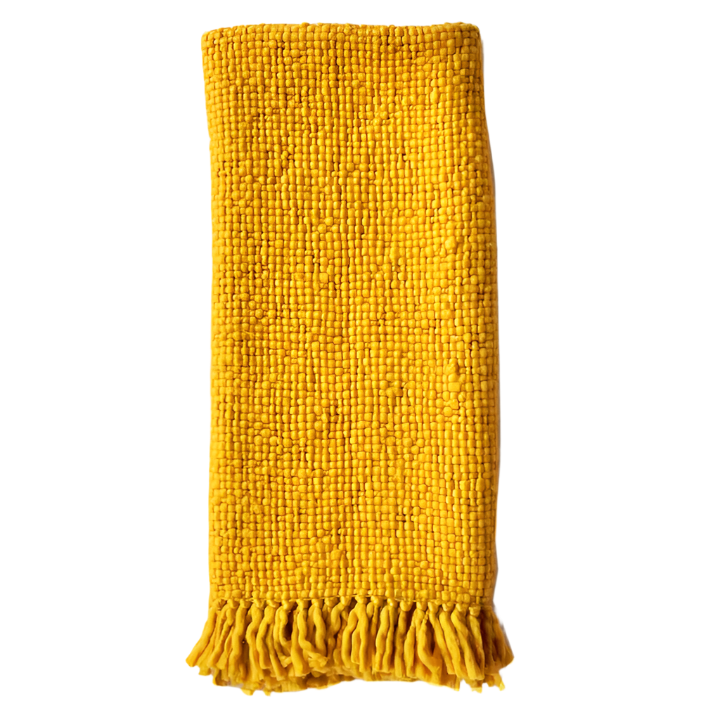 Patina Vie Chunky Hand-Woven Knitted Blanket