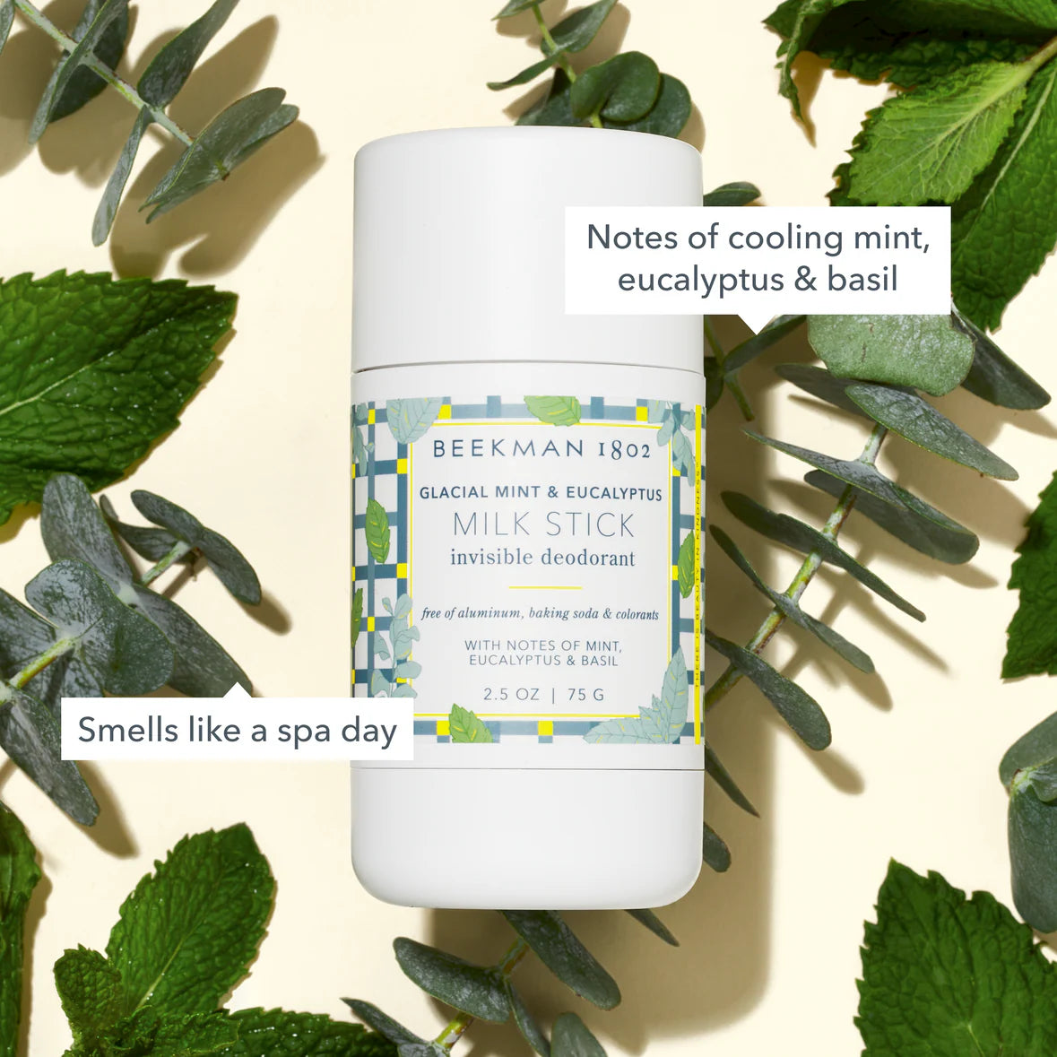 Beekman 1802 Glacial Mint & Eucalyptus Milk Stick