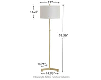 Gold Laurinda Floor Lamp