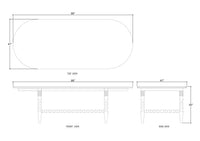 Ligna Oval Dining Table 99" | Bramble