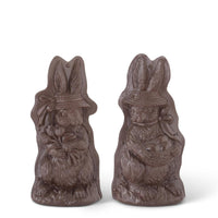 Polyresin Chocolate Mold Bunnies with Hats