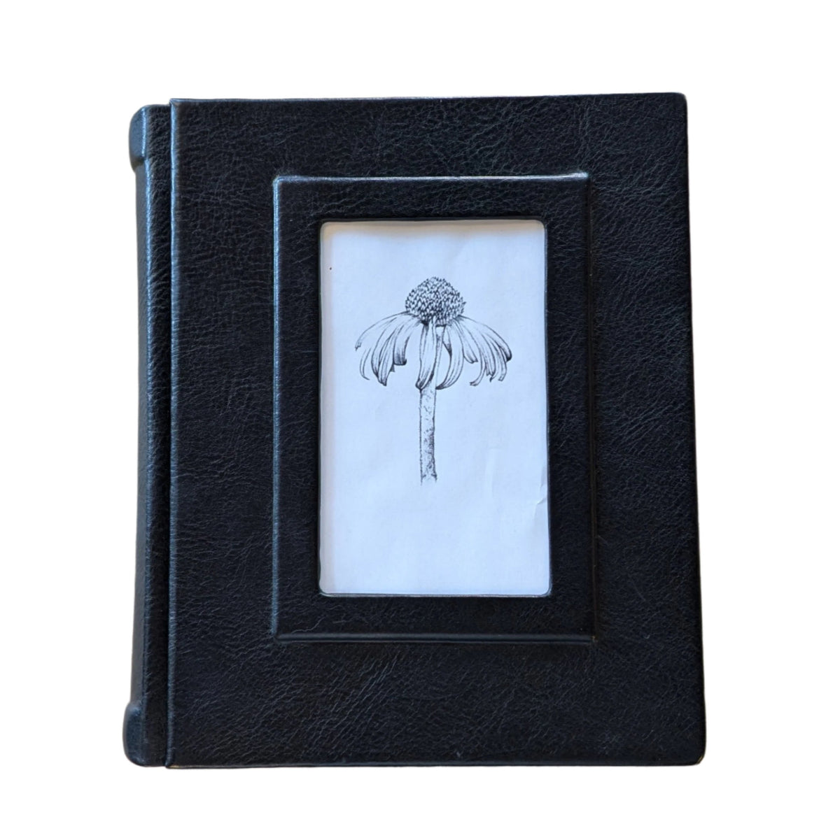 Handmade Italian Black Leather Photo Album