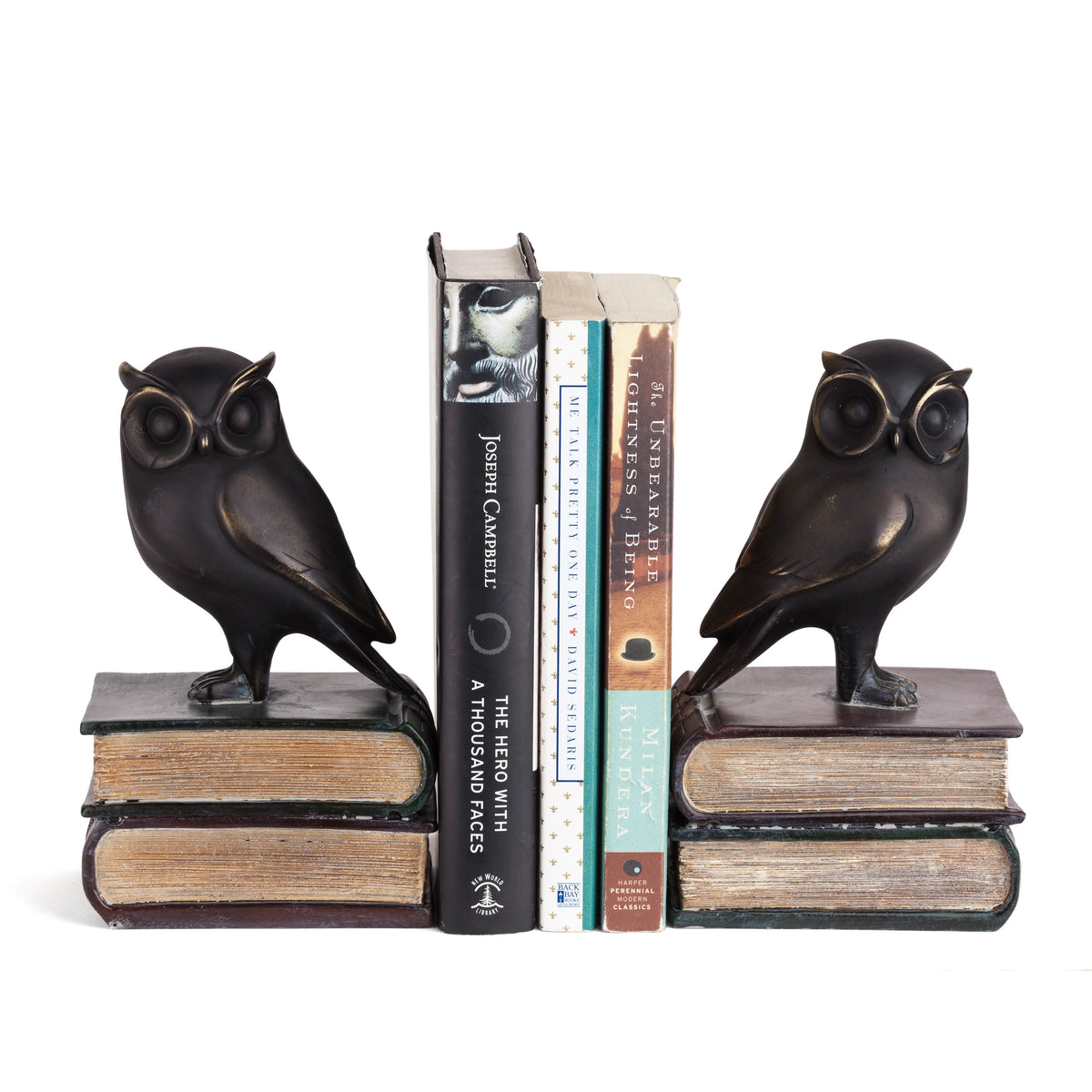 Owl on Books Bookend Set | Danya B.