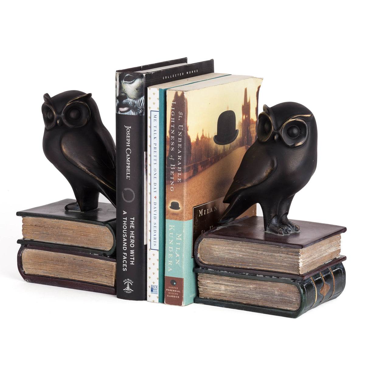 Owl on Books Bookend Set | Danya B.