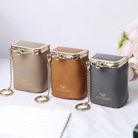 Leather Mirror Cosmetics Case - 2 Styles