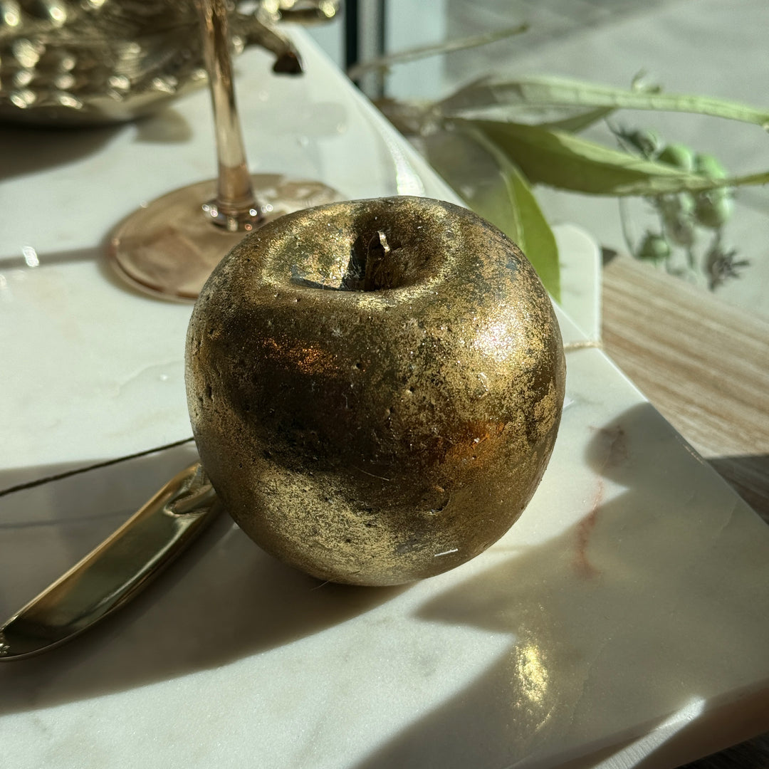 Gold Apple Decoration