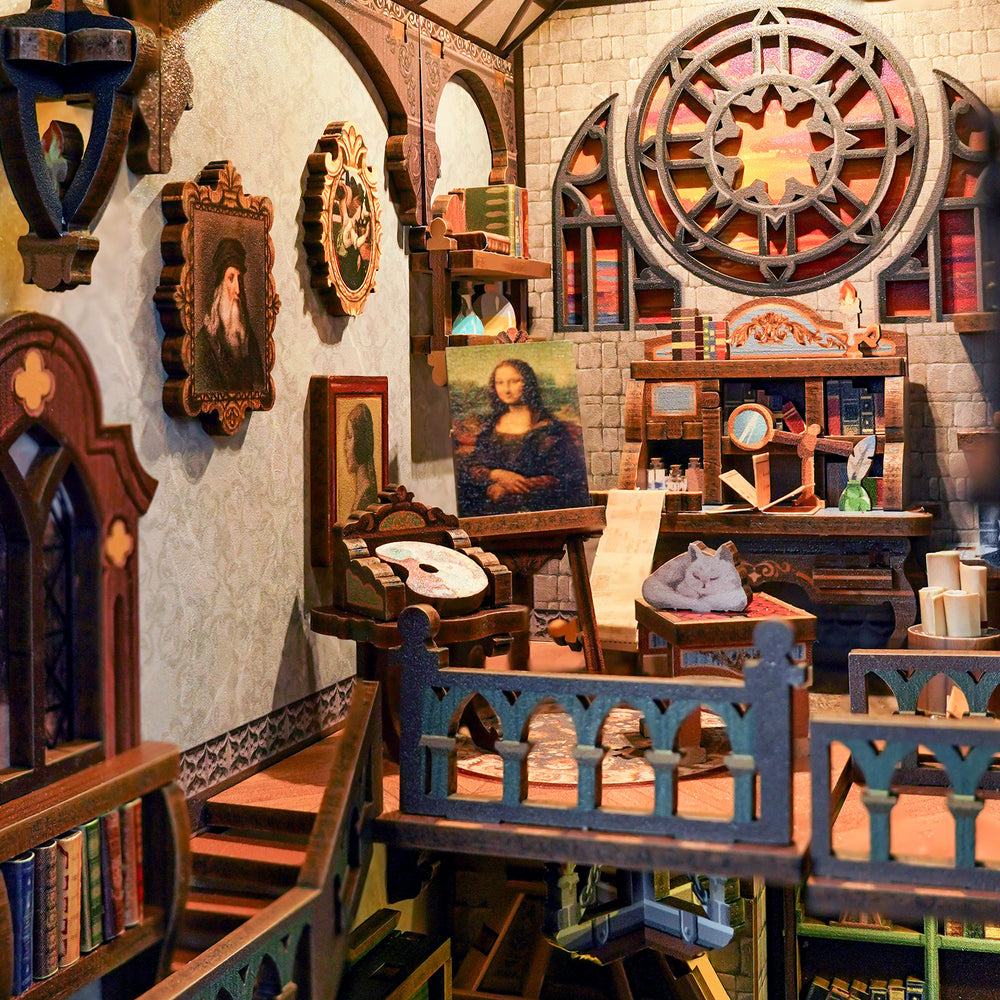 Leonardo da Vinci - DIY Book Nook | Hands Craft