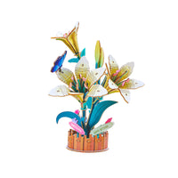 Lily Bloom Set - Wooden Puzzle | Hands Craft