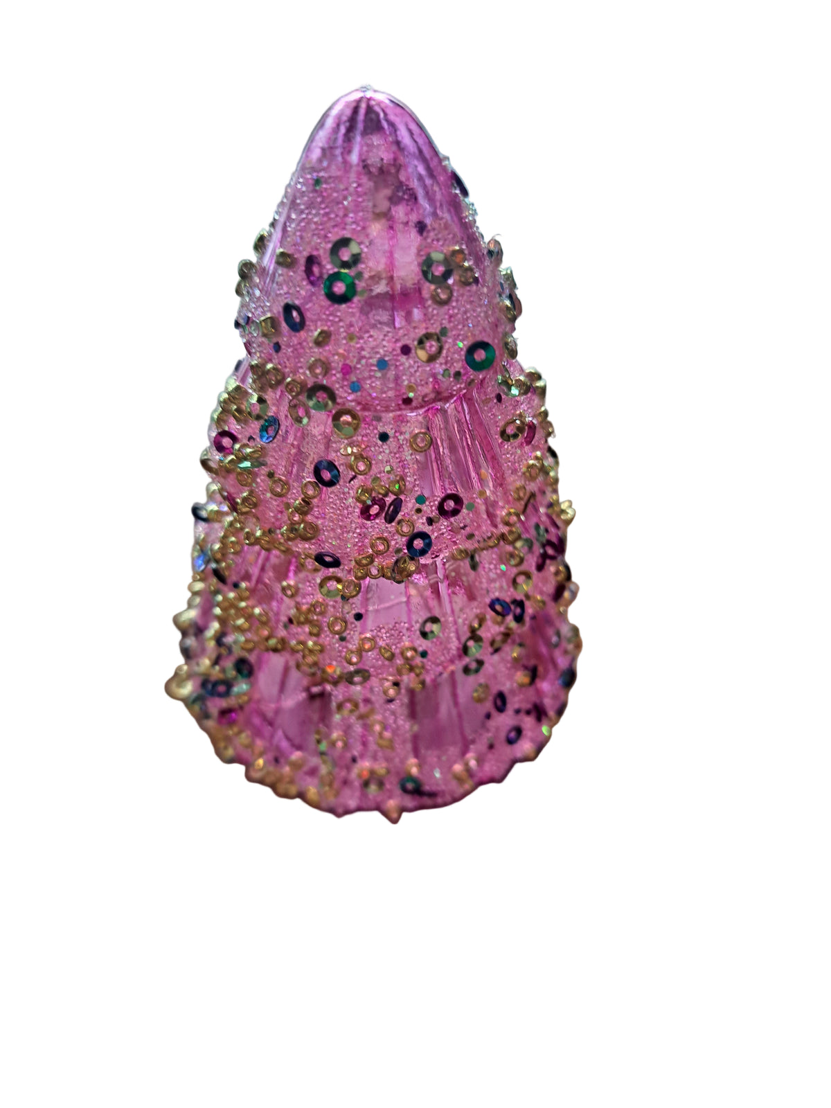 Glitter Tree with LED Lights4" glass tree with LED Lights