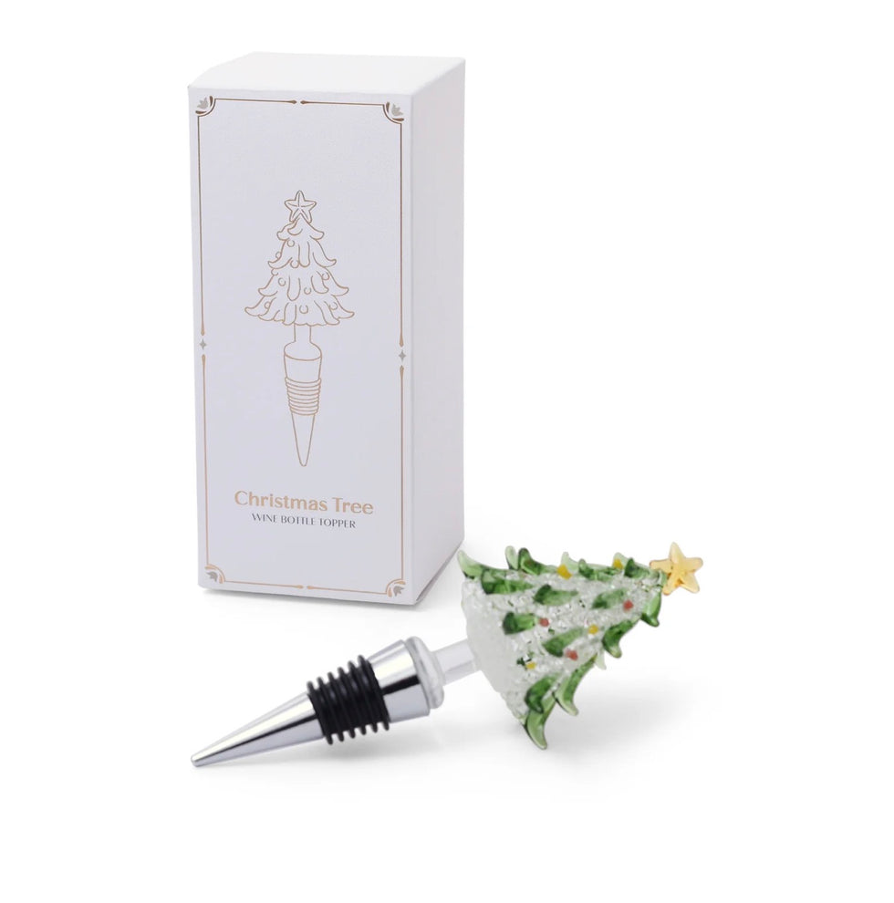 Glass Tree Bottle Stopper in Gift Box - 3 Designs