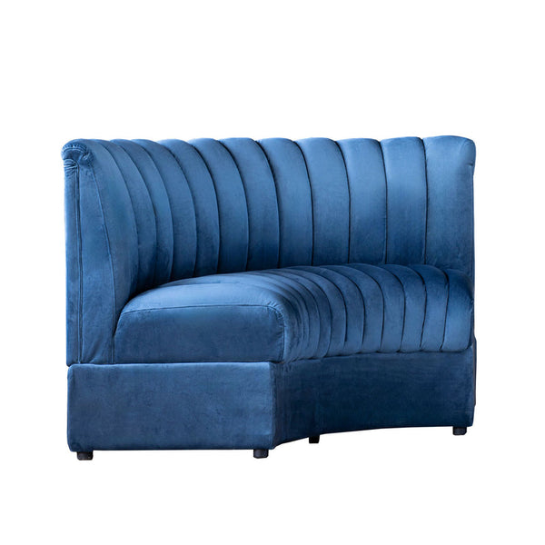 Estelle, Navy Curved Modular Sofa