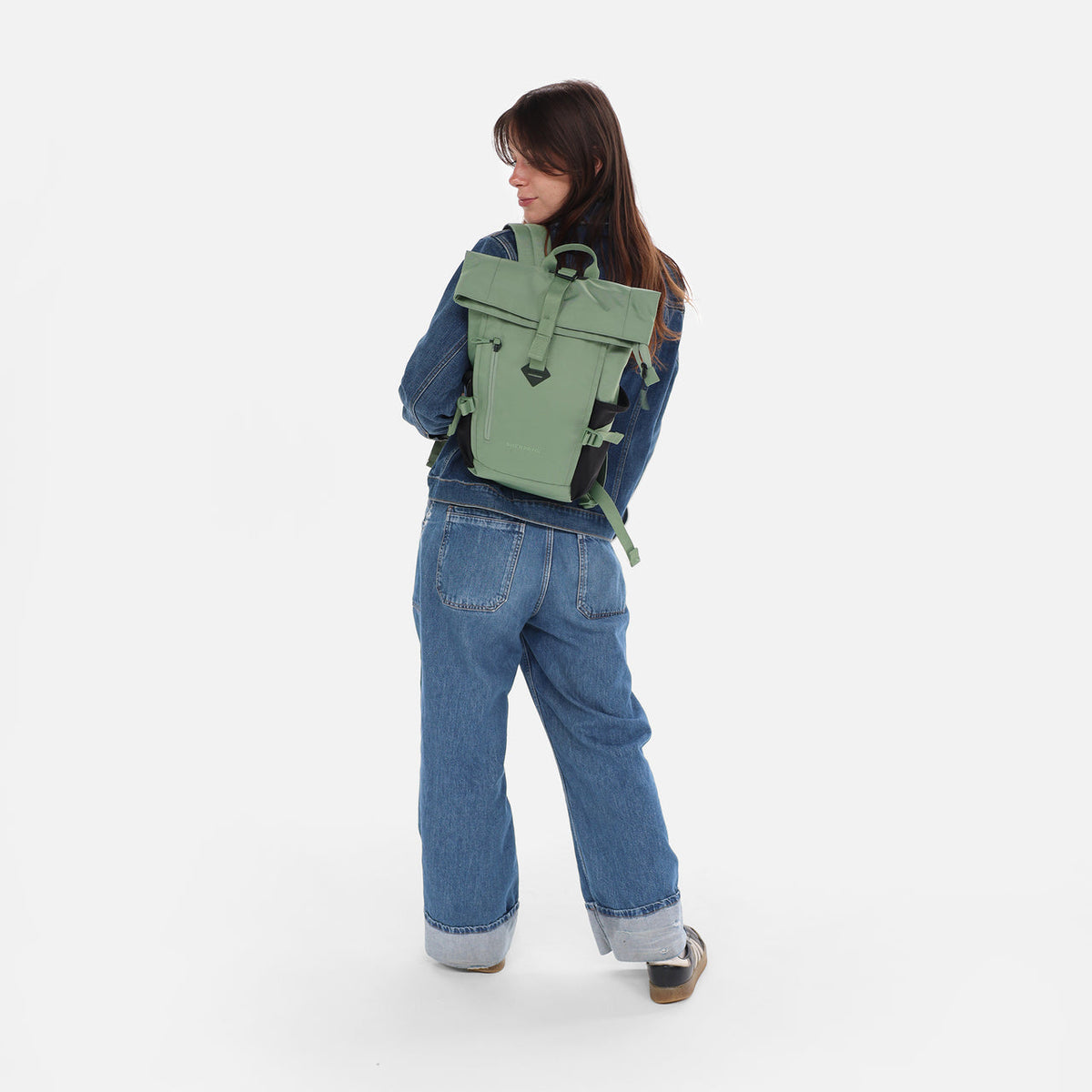 Sedona | 9L Mini Foldover Backpack - Olivine Green