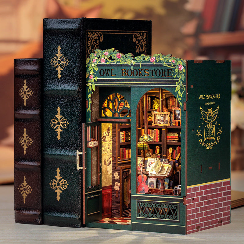 Owl Bookstore - DIY Book Nook | Hands Craft