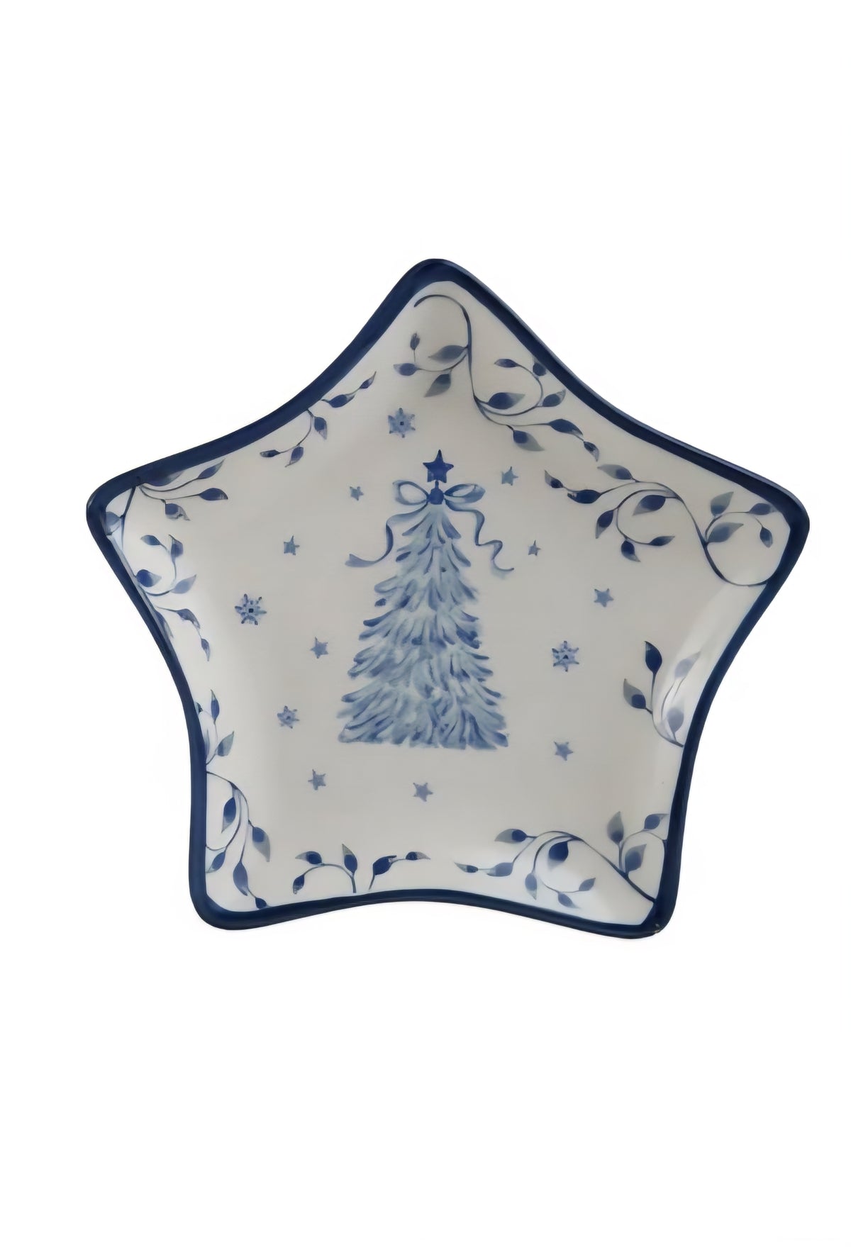 Ceramic Shaped Dish with Holiday Image, 3 Styles