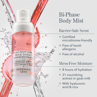 Juicy Peach Lychee Milk Shake Moisture Mist, 2oz. | Beekman 1802