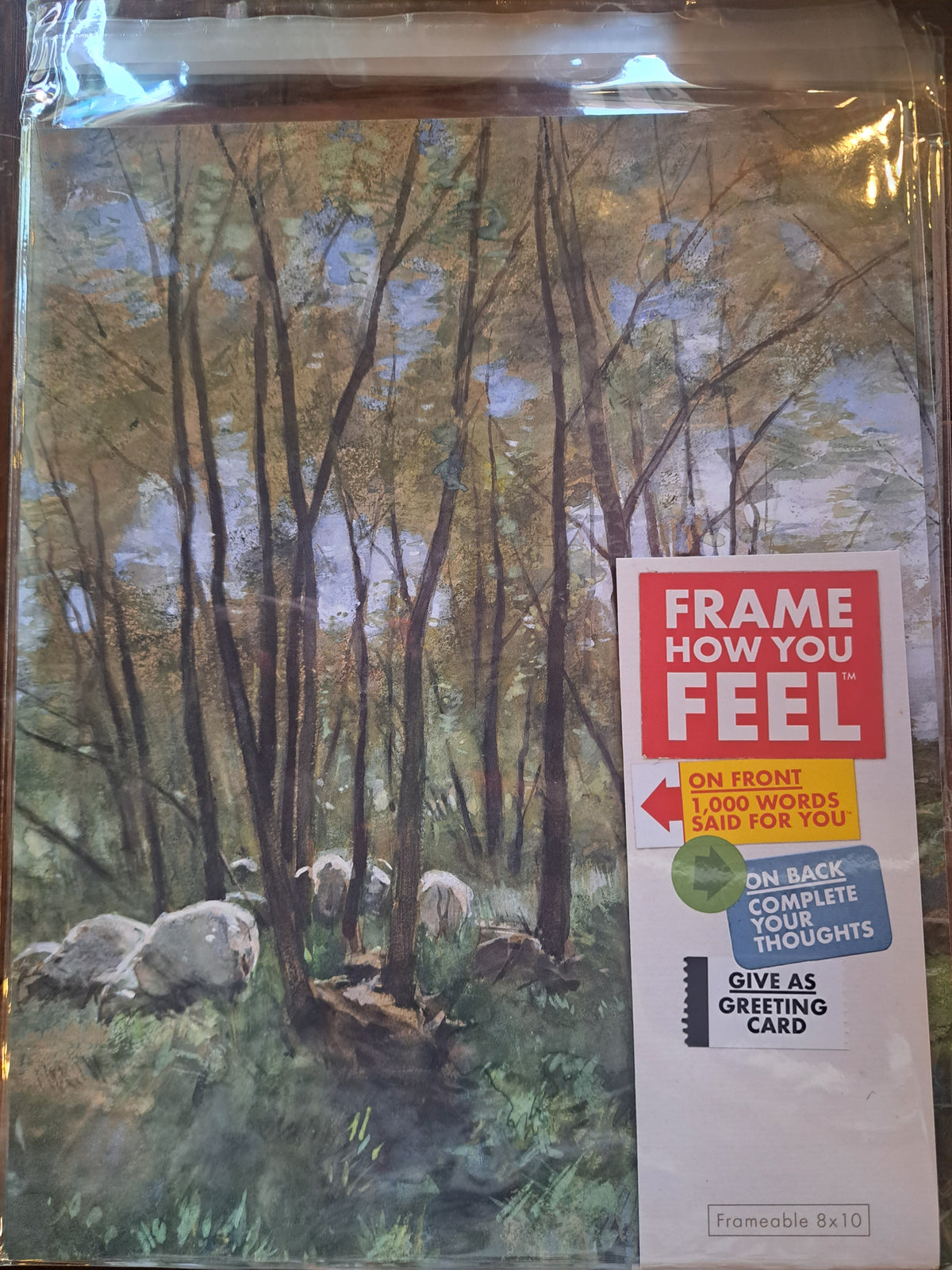 Grove of Trees Artist Card on board  50020