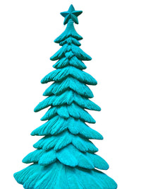 16" Flocked Tree