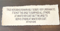 Inspirational Author Quote on Handmade Paper Print