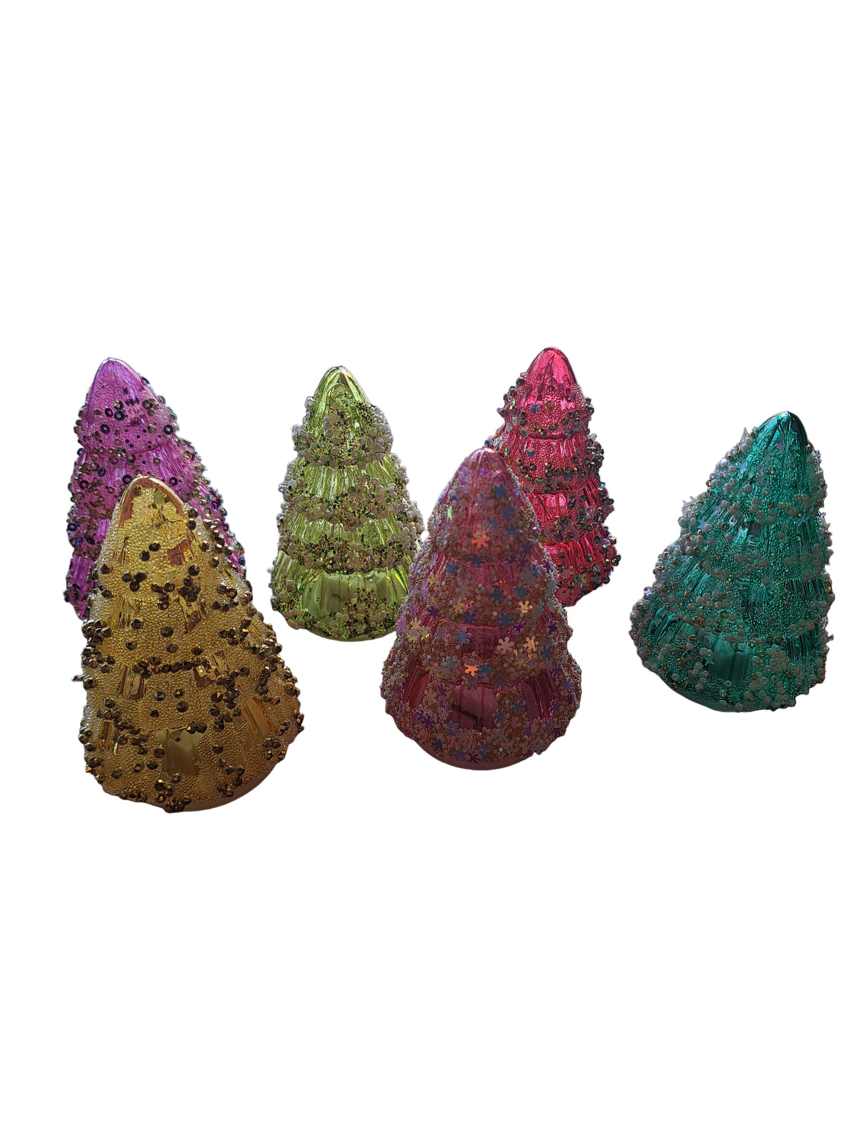 Glitter Tree with LED Lights4" glass tree with LED Lights