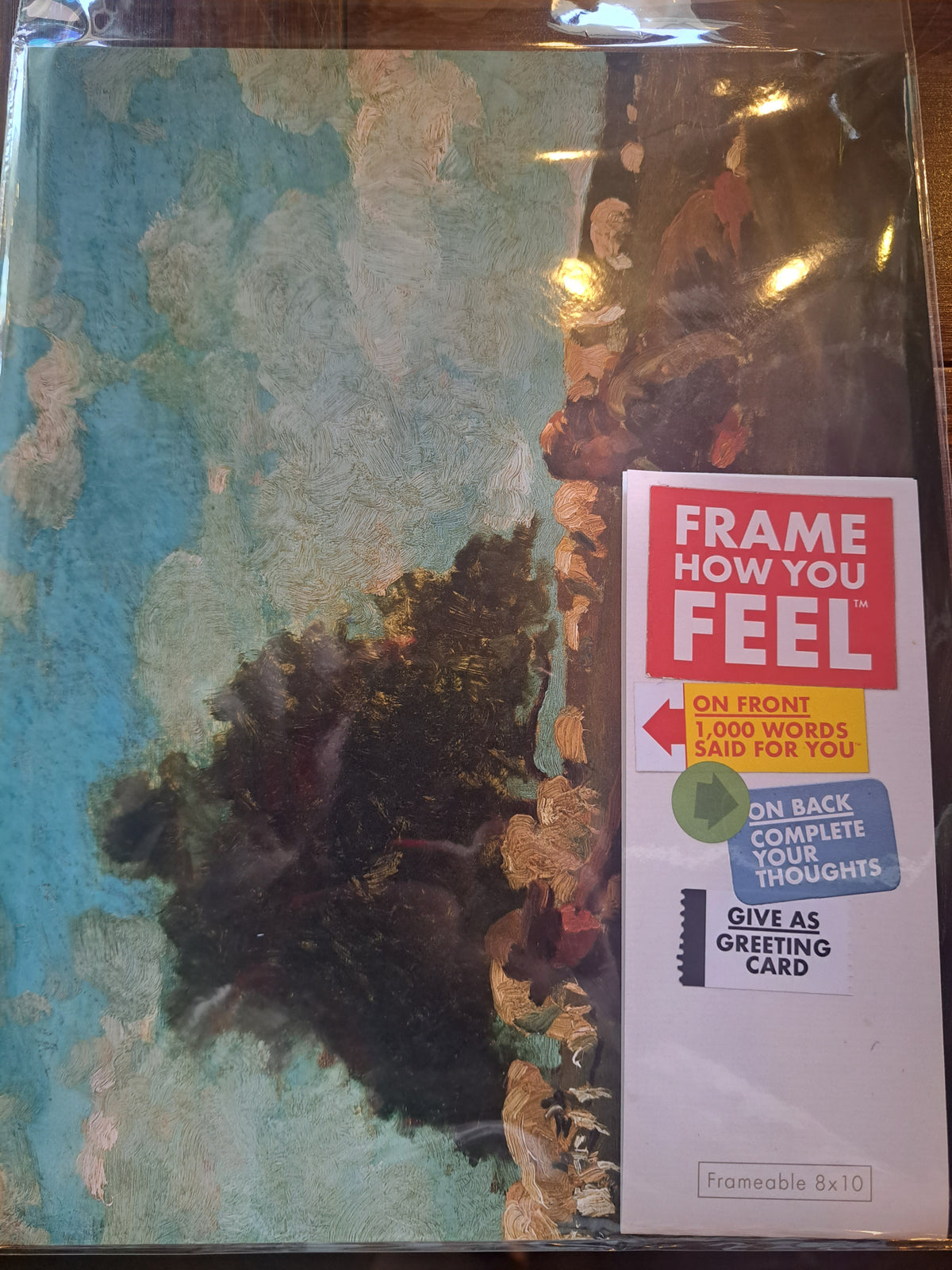 Landscape Artist Card on Board