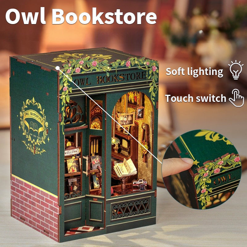 Owl Bookstore - DIY Book Nook | Hands Craft
