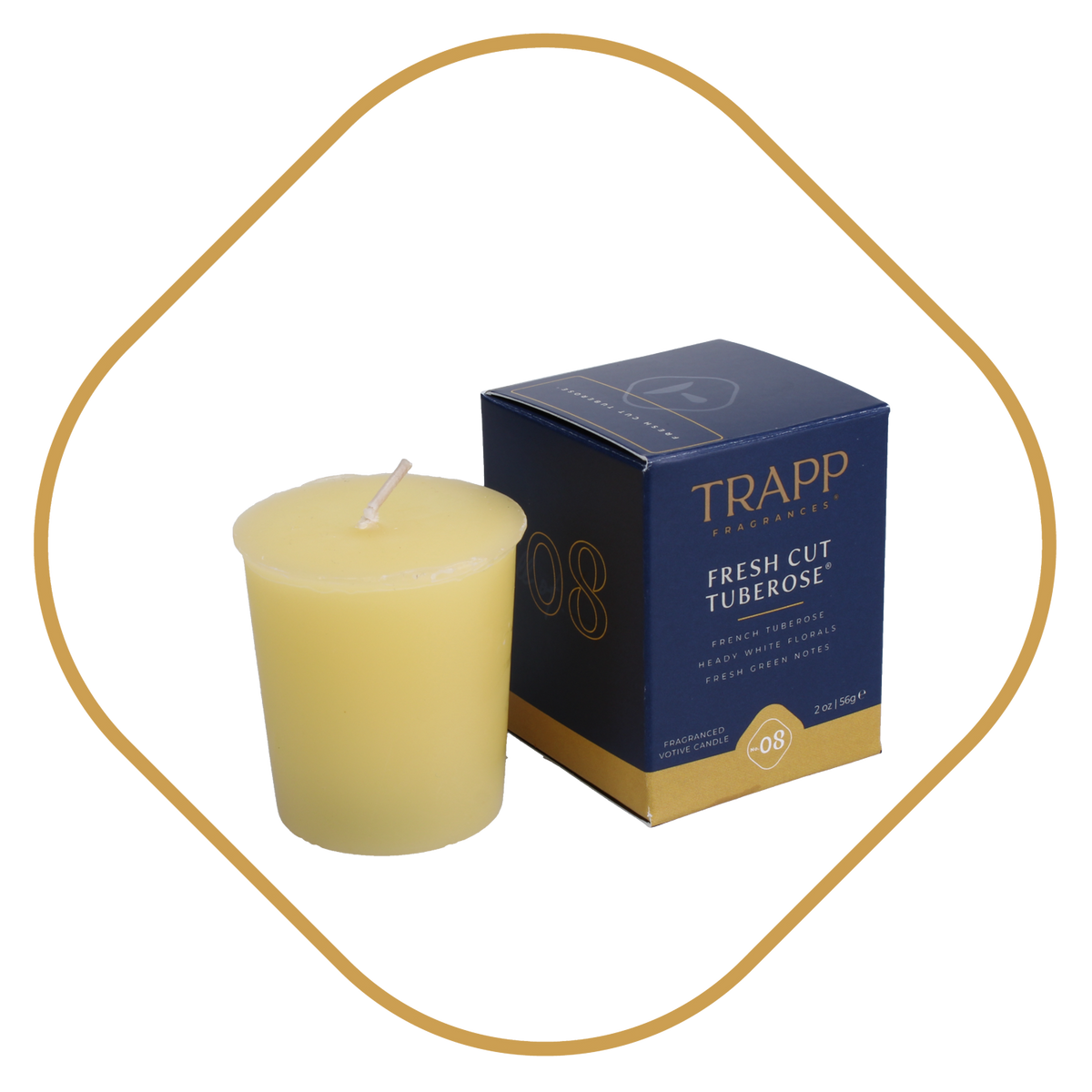 Trapp - No. 08 Fresh Cut Tuberose®2 oz. Votive