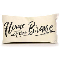 Home of the Brave Pillow - Americana | Eric & Christopher
