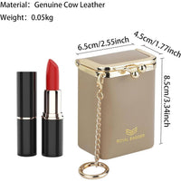 Leather Mirror Cosmetics Case - 2 Styles