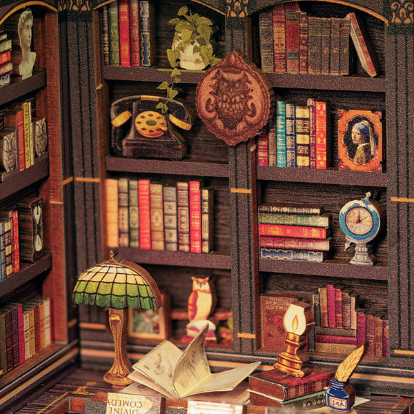Owl Bookstore - DIY Book Nook | Hands Craft