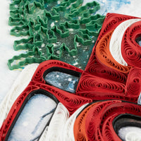 Quilled Christmas Truck Greeting Card